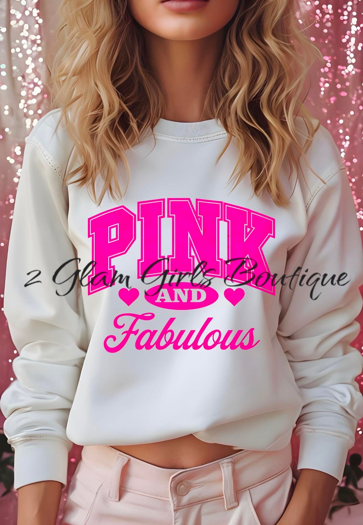 PNG download digital file ~ Pink and Fabulous ~ DTF prints ~ File only