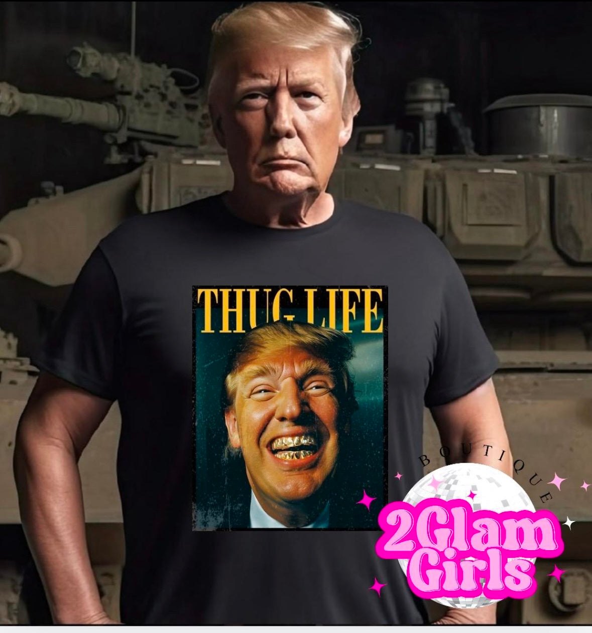 DTF Print ~ THUG Life ~ Trump ~ Ready to press