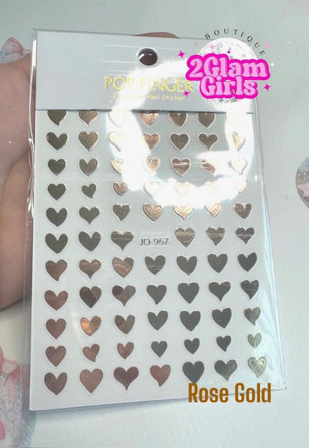 3D Nail Art Stickers ~ Coquette Nail decals ~ High quality nail stickers