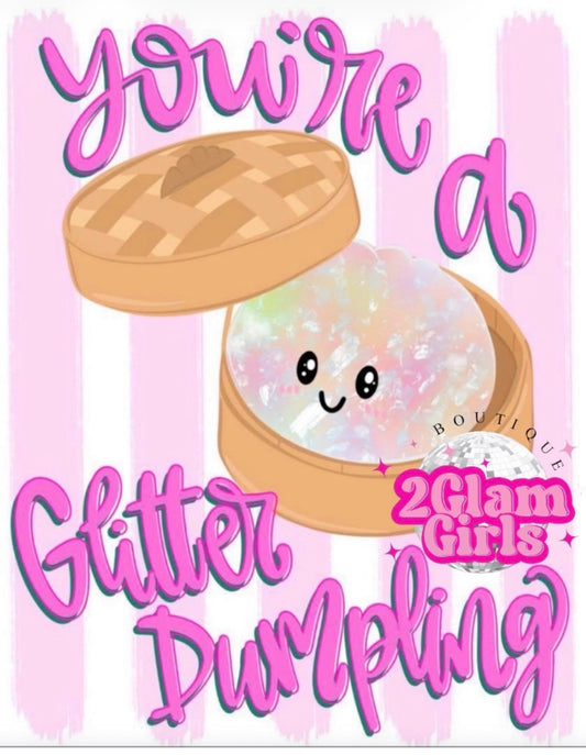 Glitter Dumpling Print