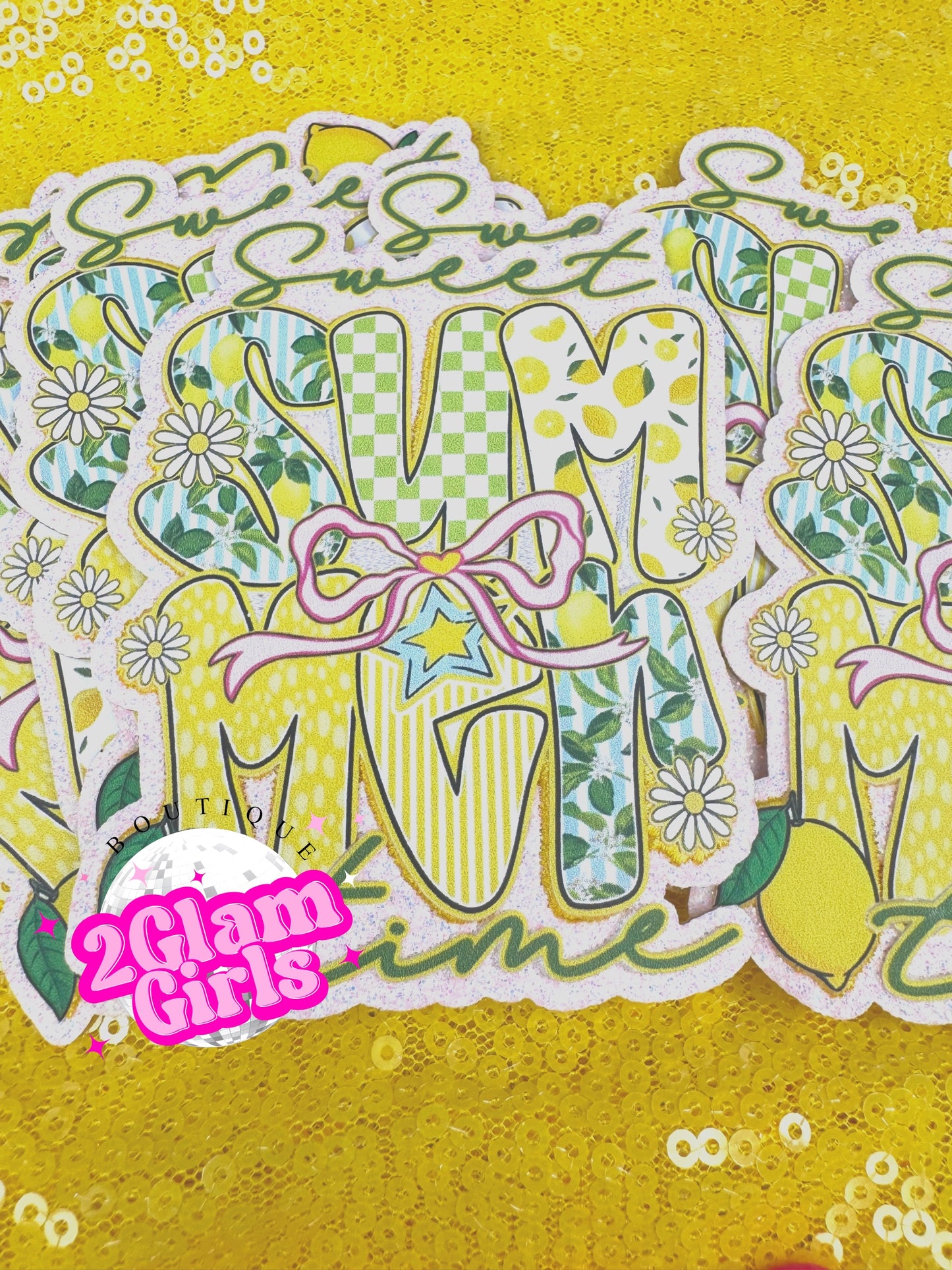 Summertime DTF print patch