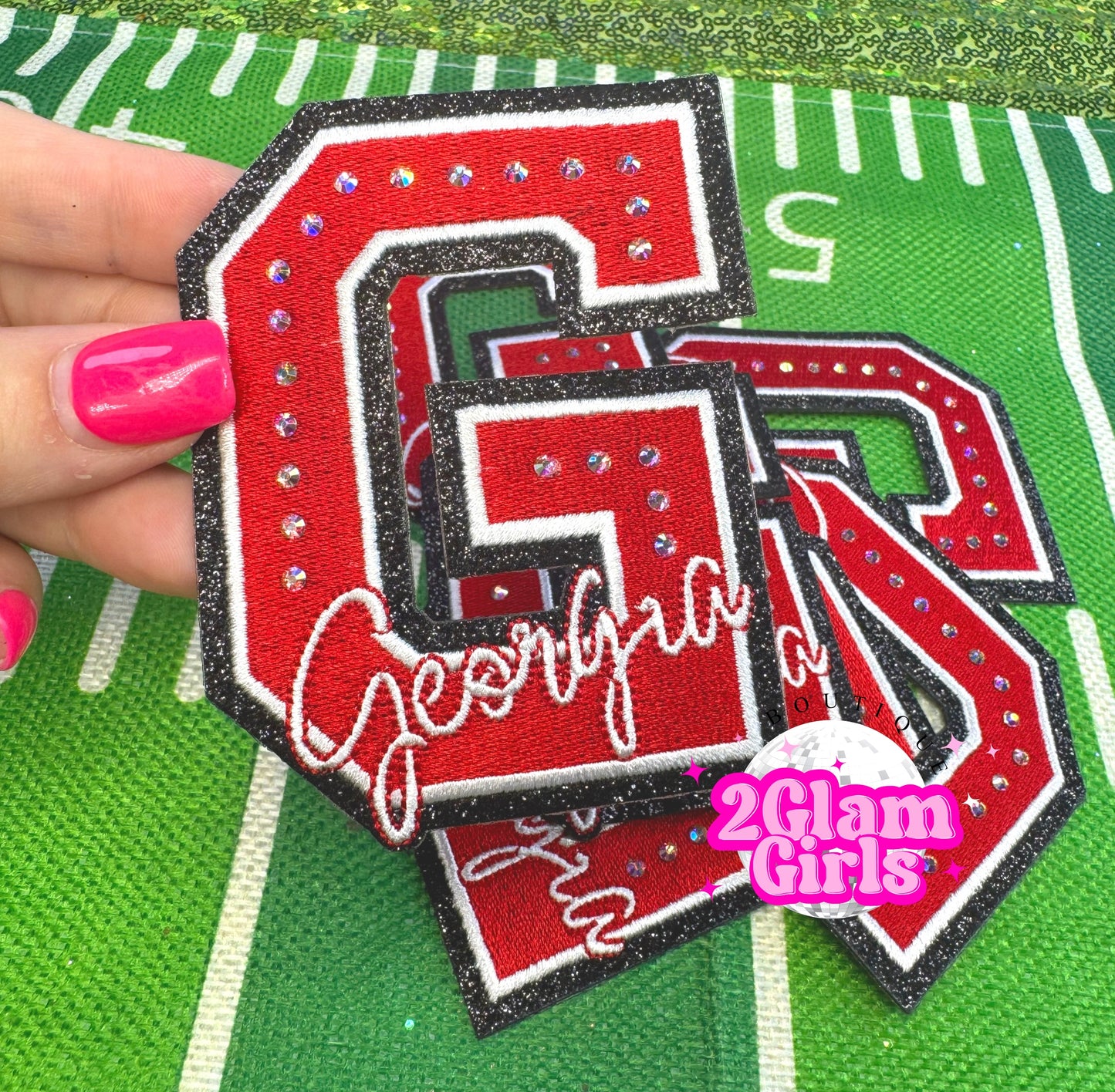 G for Georgia with stones