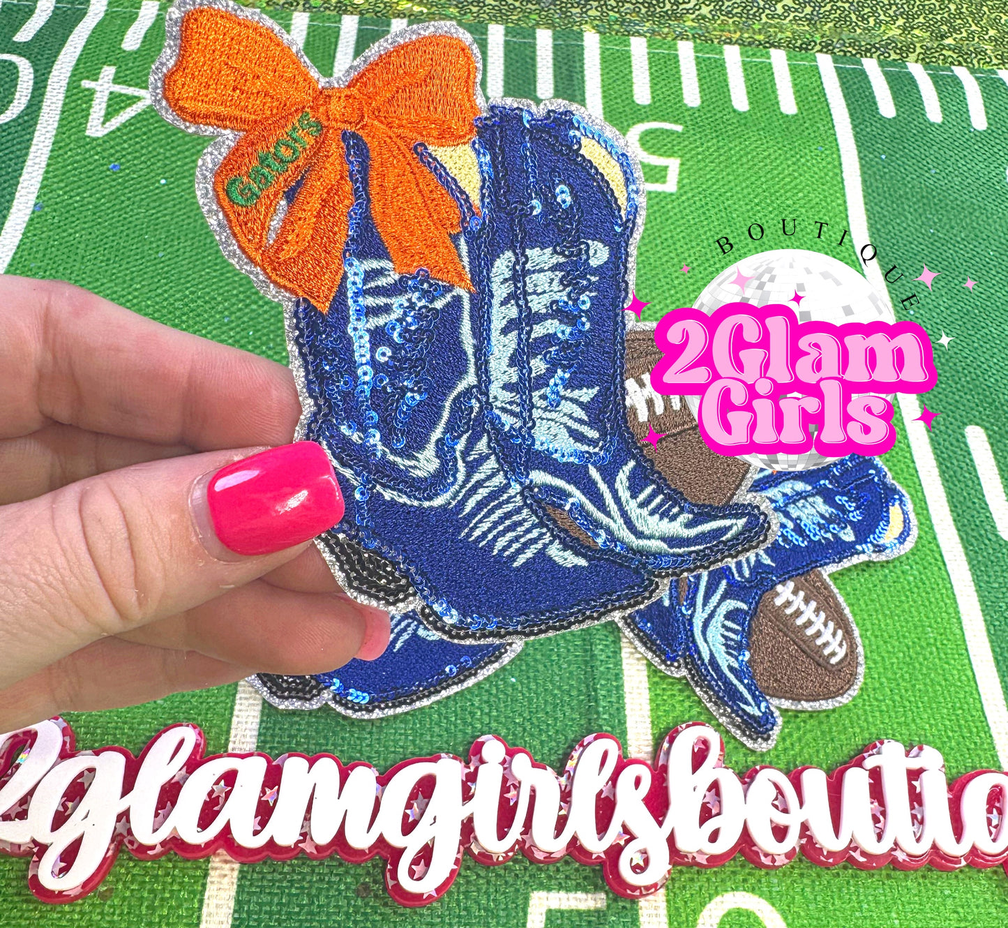 Gator Boots with Bow
