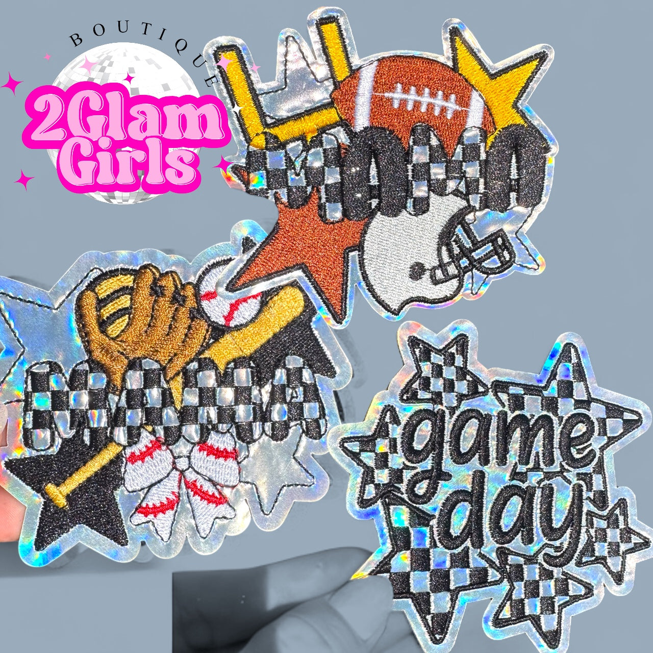 Game Day Holographic Patches