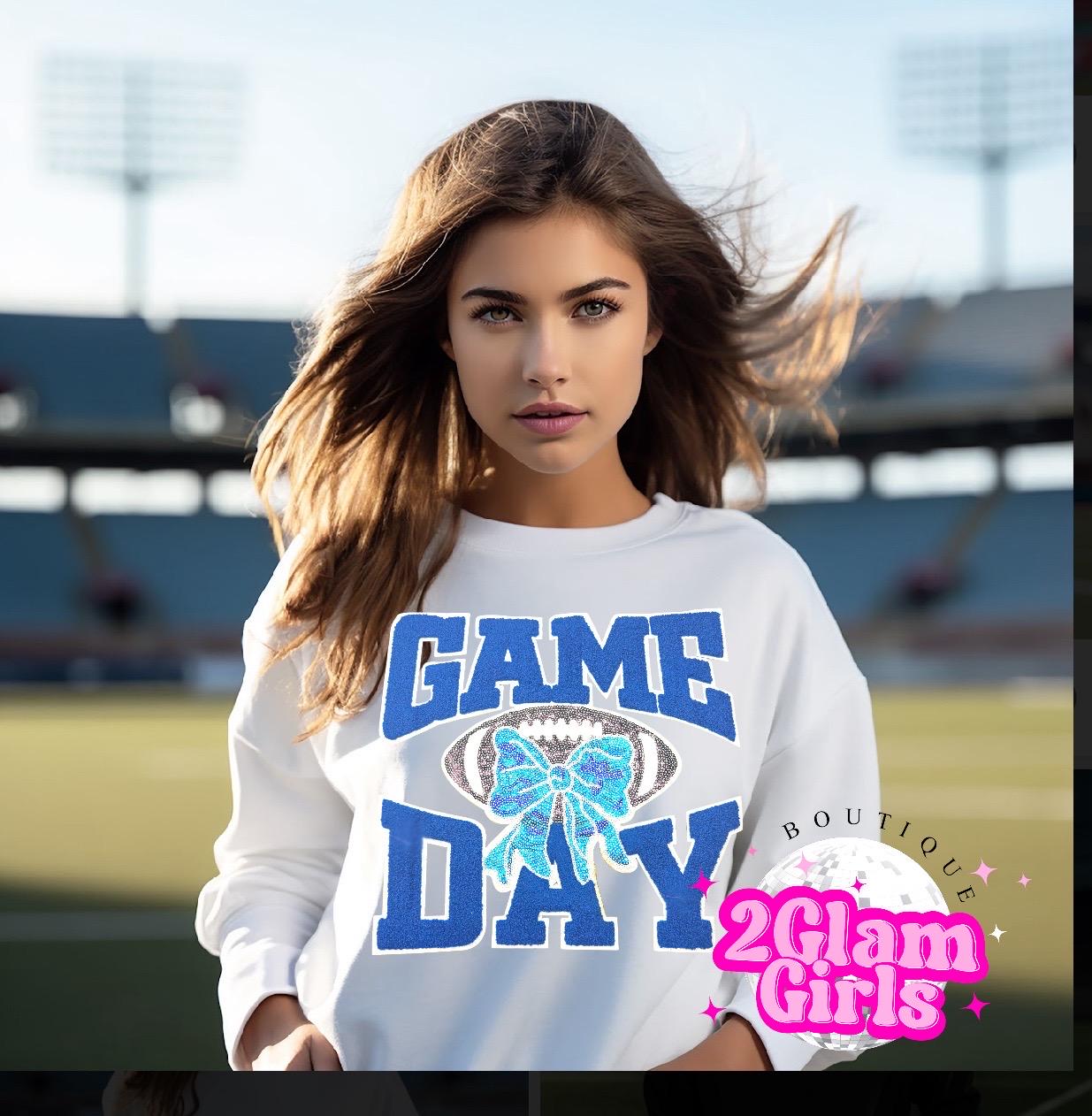 Game Day Shirt Patches ~ Game Day Shirt Iron on patch ~ In 5 colors ~ Game Day