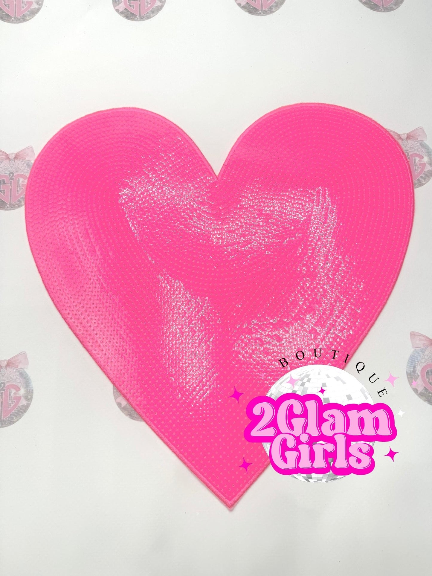 Valentines Shirt / Sweatshirt Patches ~ Glitter ~ Sequins ~ iron on patches ~ Valentine shirts