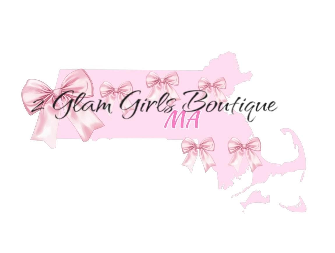 PNG Coquette Massachusetts State ~ Pink Bow State ~ Digital File