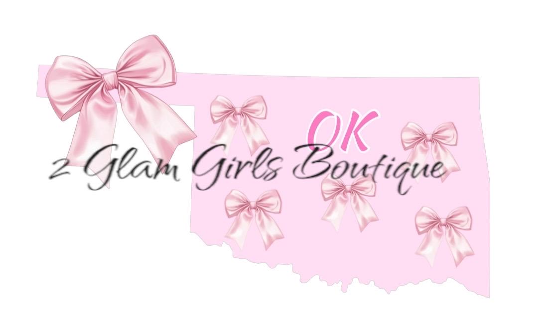 PNG Coquette Oklahoma State ~ Pink Bow State ~ Digital Download