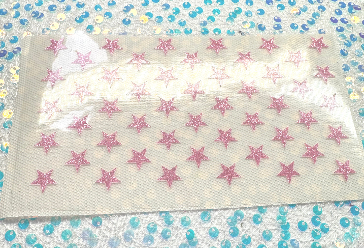 Glitter HTV transfers ~ Stars ⭐️