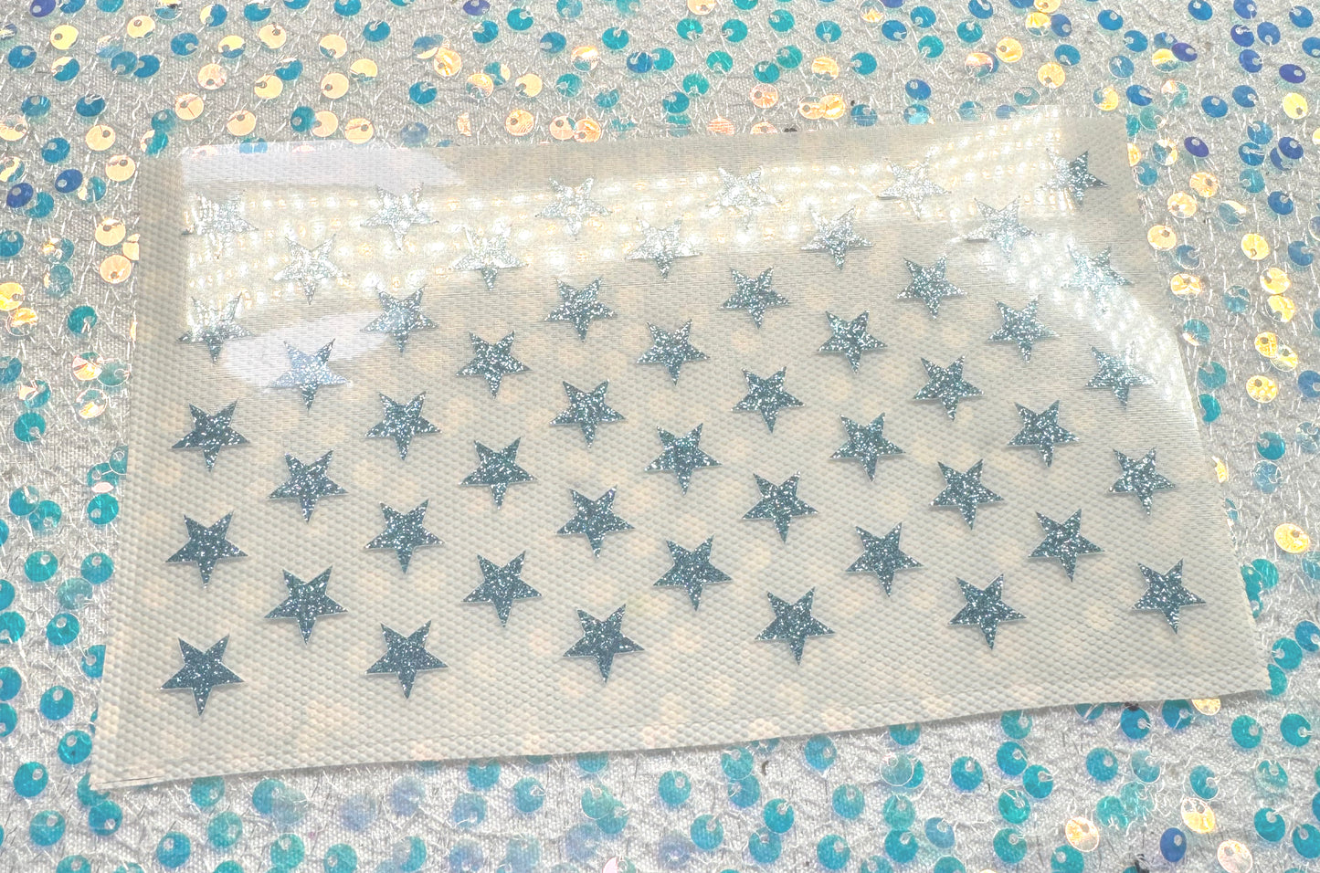 Glitter HTV transfers ~ Stars ⭐️