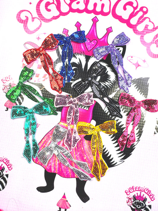 Skinny Sequin Bows 🎀