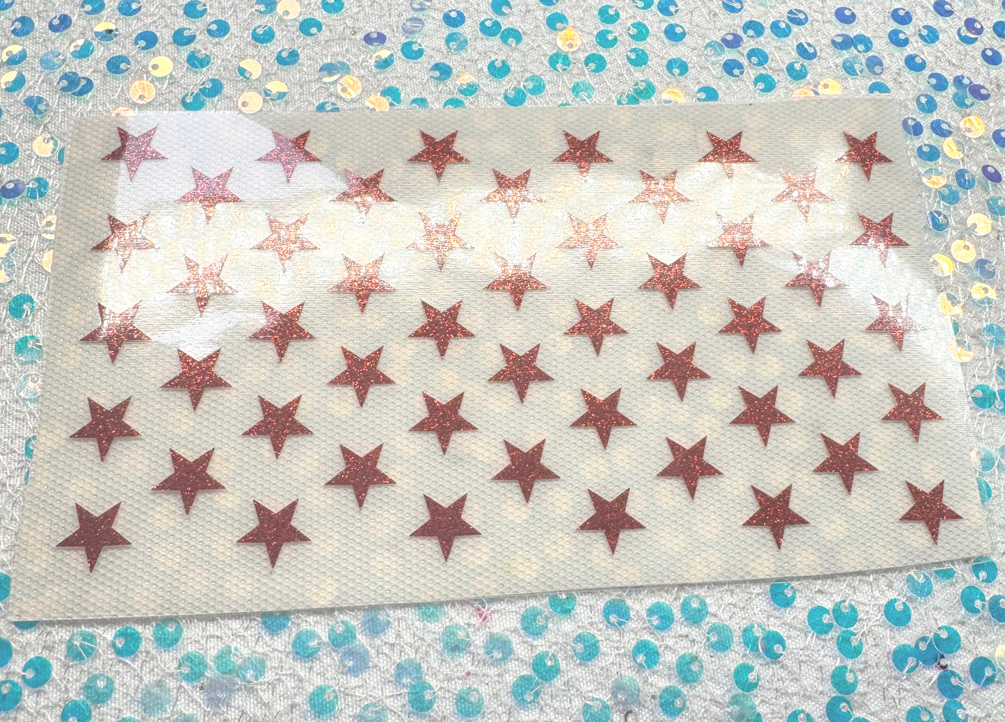 Glitter HTV transfers ~ Stars ⭐️