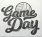 Game Day Vollyball Patch ~ Vollyball iron on patch ~ sequin glitter patch ~ Ready to Press