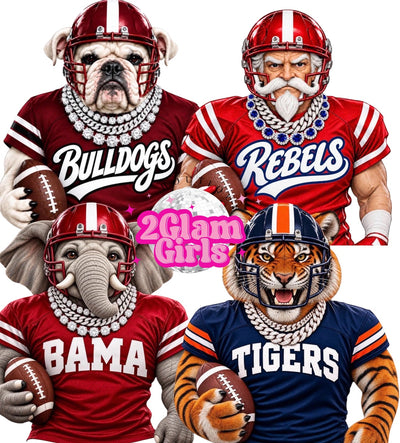 Team Mascots DTF prints