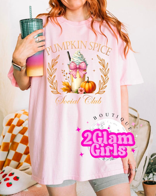 DTF Transfer ~ Pumpkin Spice ~ Ready to Press ~ Pumpkin , Fall Tshirt
