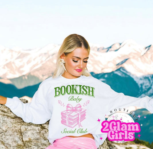 DTF Transfer ~ Bookish Babe ~ Ready to Press ~ Bookish Babe Tshirt
