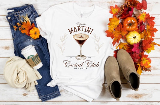 DTF Ready to Press on Tshirt ~ Espresso Martini