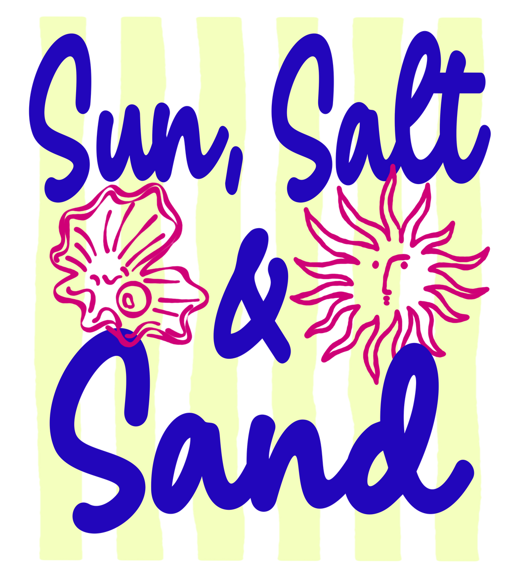 DTF Summer Beach Prints for Hats