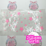 HTV Glitter Star Transfers