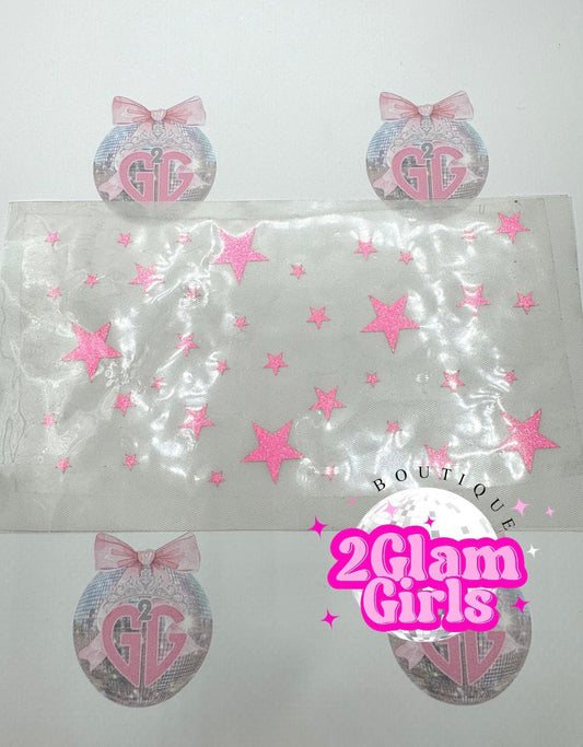 HTV Glitter Star Transfers