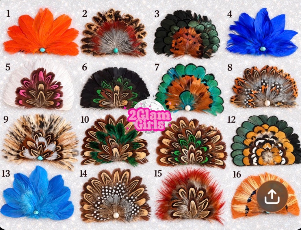 Feather fans