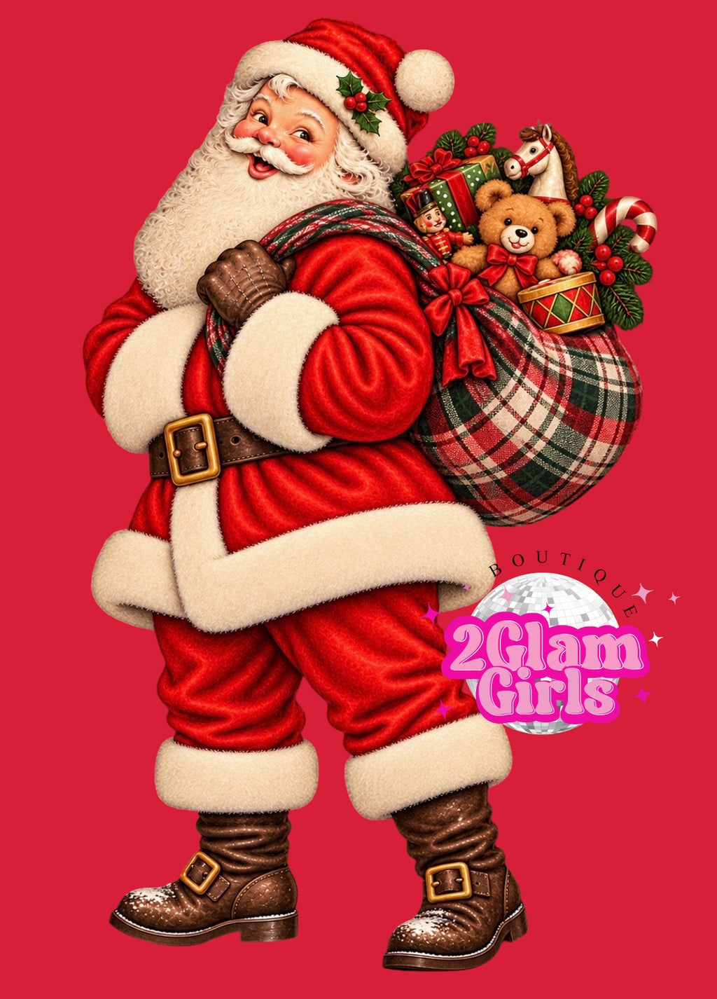 Santa with toy bag( oversized )