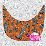 Bling and Boots Brim Transfer