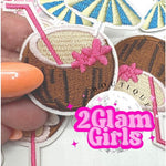Trucker  Hat Patch ~ Coconut drink