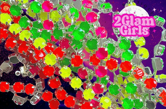 Neon Hat Chains ~ Rhinestones Neon Chains