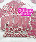 Pink and Fabulous iron on patch ~ perfect for fanny packs or jackets ~ bling ~ iron on patch