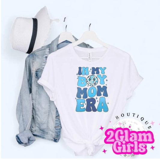 DTF ready to print on Tshirt ~ Boy mom era ~ boy mom Tshirt