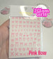3D Nail Art Stickers ~ Coquette Nail decals ~ High quality nail stickers