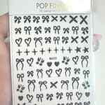 3D Nail Art Stickers ~ Coquette Nail decals ~ High quality nail stickers