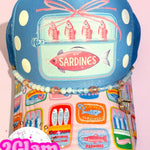 Sardines DTF Hat and Brim Print