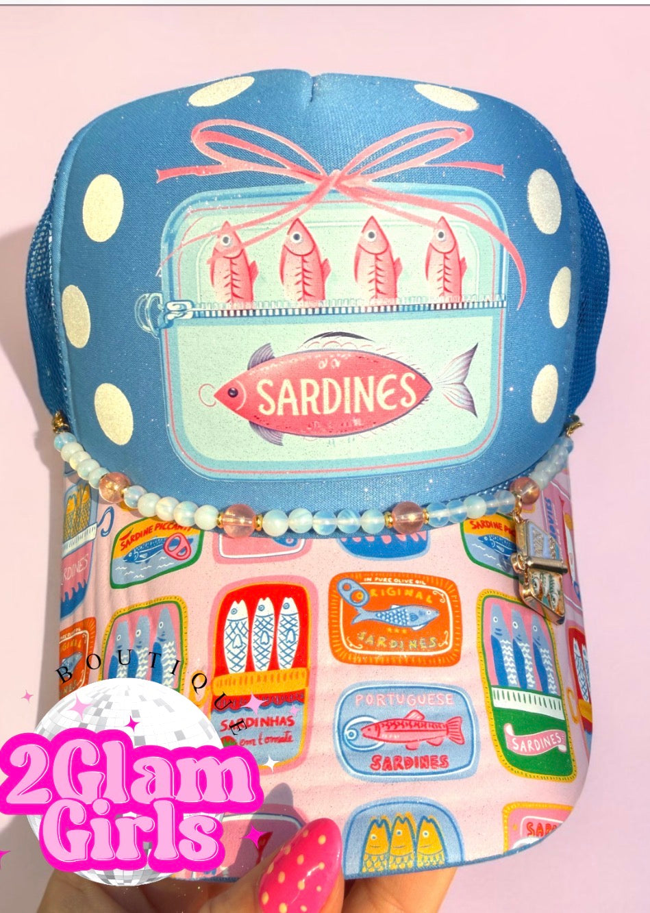 Sardines DTF Hat and Brim Print