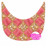 Pink and Gold Santa / Brim