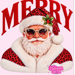 Red Leopard Santa