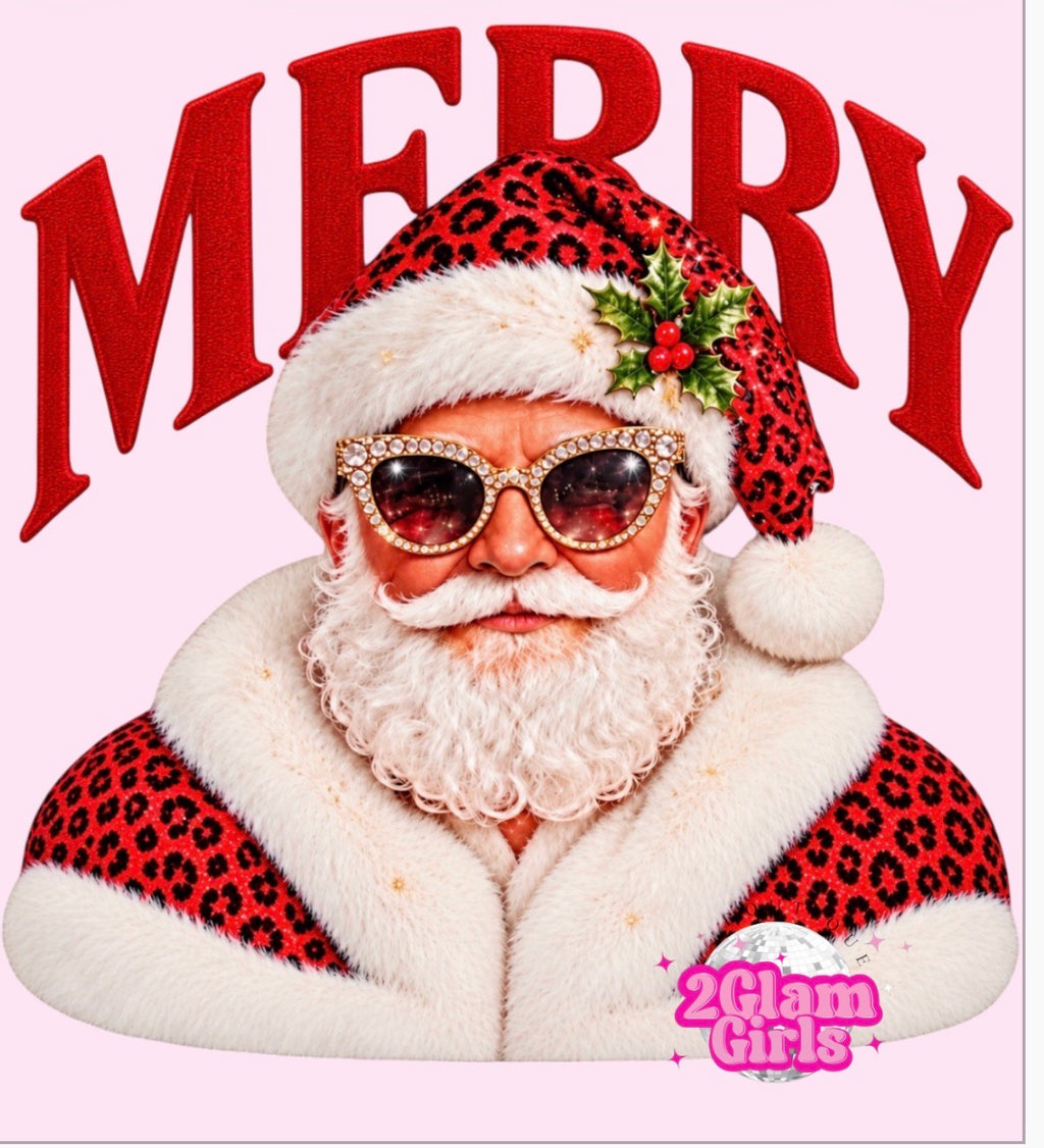Red Leopard Santa