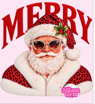 Red Leopard Santa