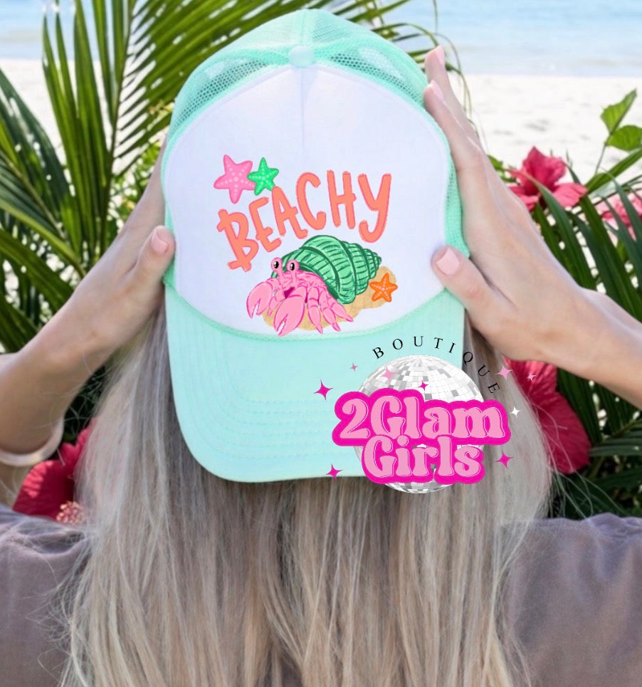 Beachy DTF Print Hats \ Shirts