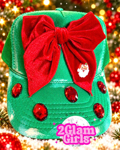 Red Sassy Christmas Bow hat ♥️