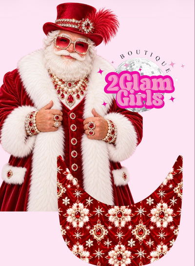 Blinged out Santa / brim