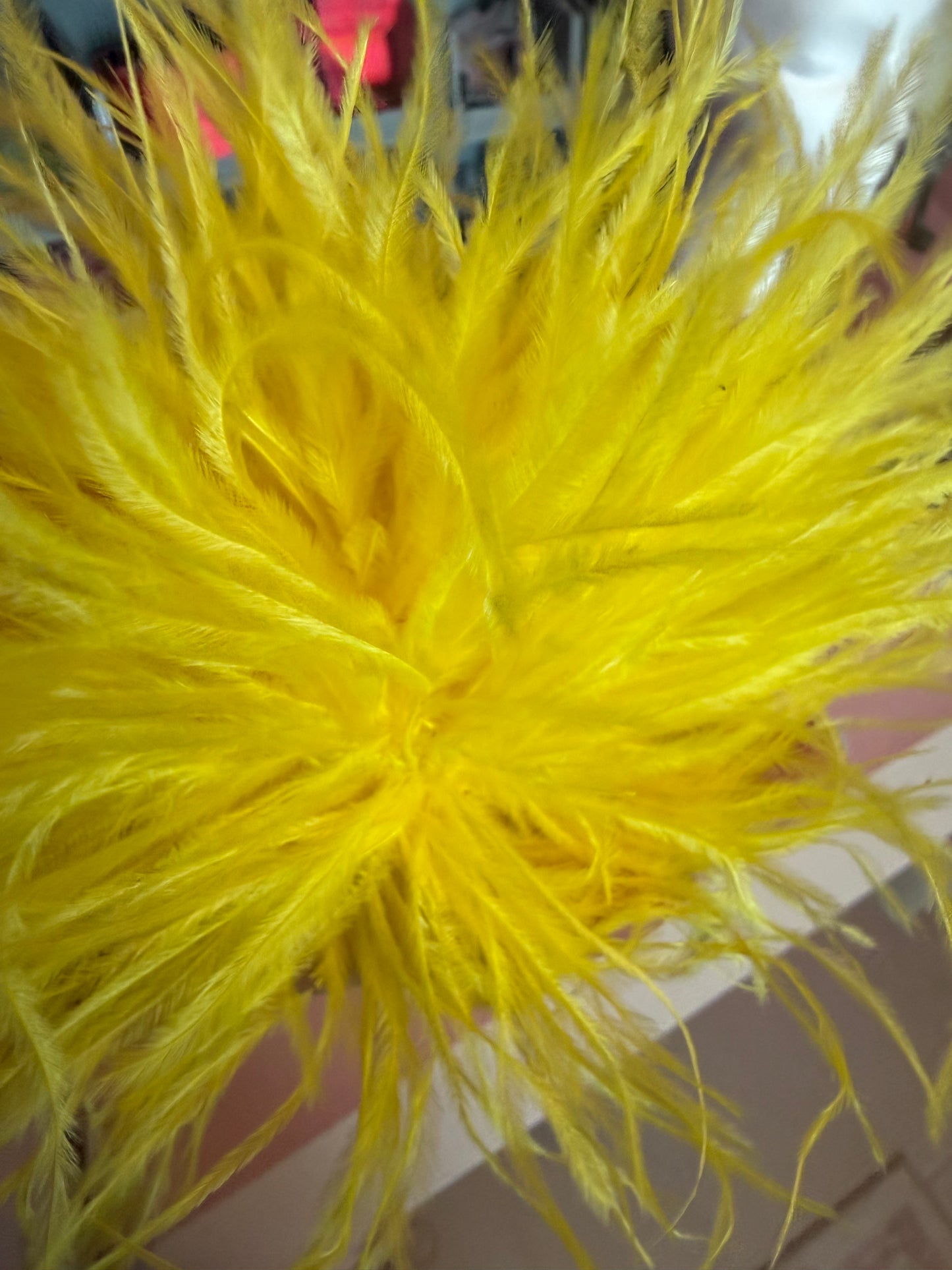 High Quality Ostrich feathers Brooch for trucker Hats