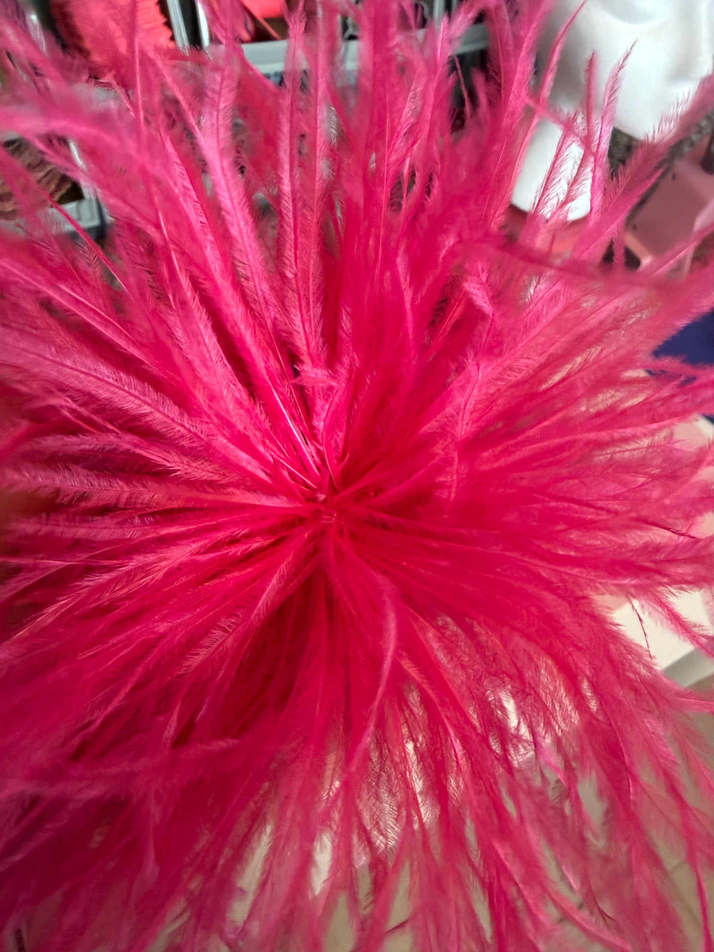 High Quality Ostrich feathers Brooch for trucker Hats
