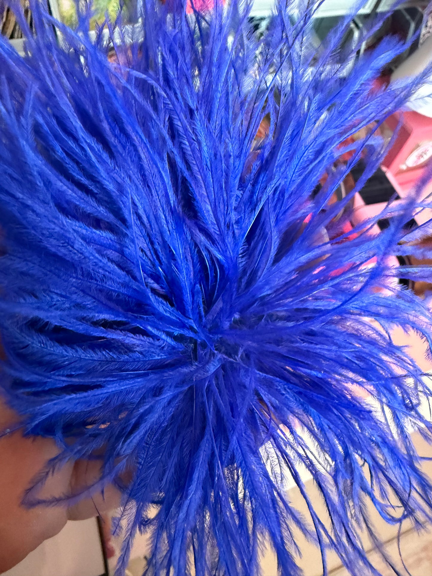 High Quality Ostrich feathers Brooch for trucker Hats