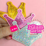 Crown👑 patches in 3 colors