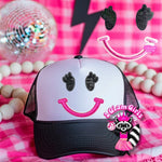 Smiley with Eyelashes patches