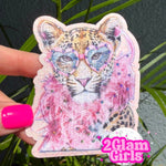 Cheetah bling Glitter Patch