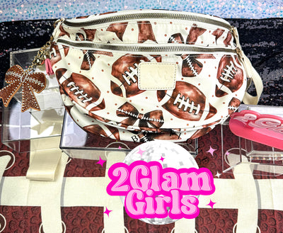 Exclusive 2 Glam Girls Football Bum Bags 🏈🩷🎀