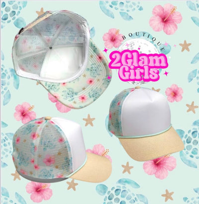Totally Turtle 🐢 Glitter brim hat